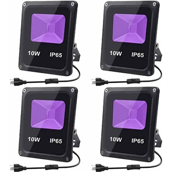 Black Light 10w UV Black Light Outdoor Blacklight IP65 Waterproof Black Light - Picture 1 of 6